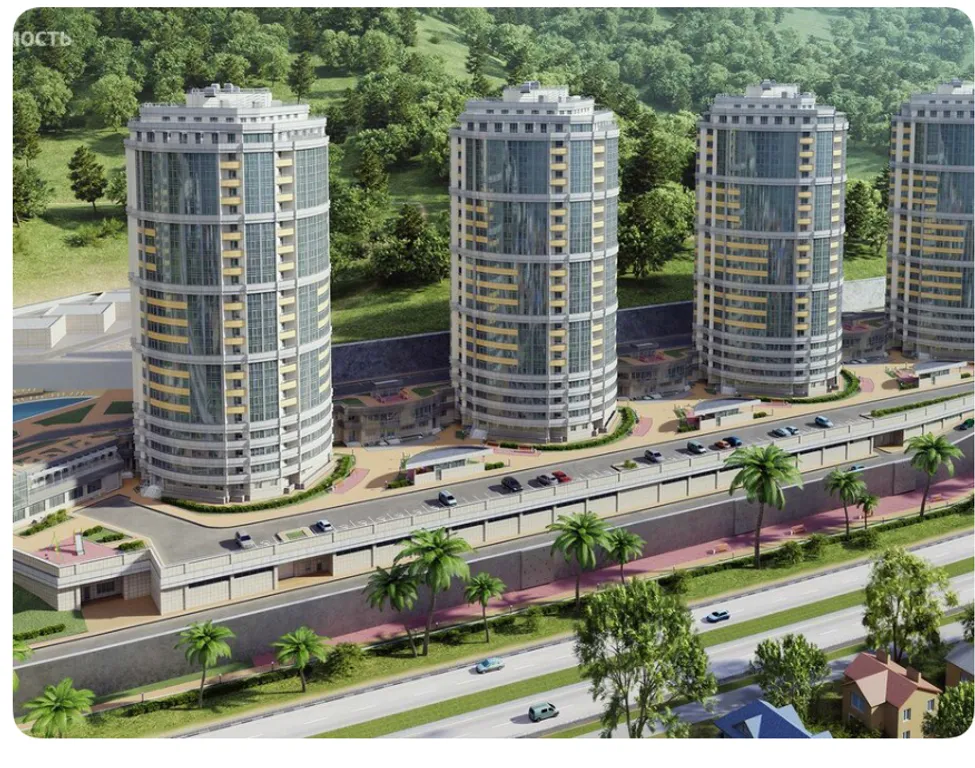 Квартира Отличная квартира на берегу моря в новом доме — Адлер