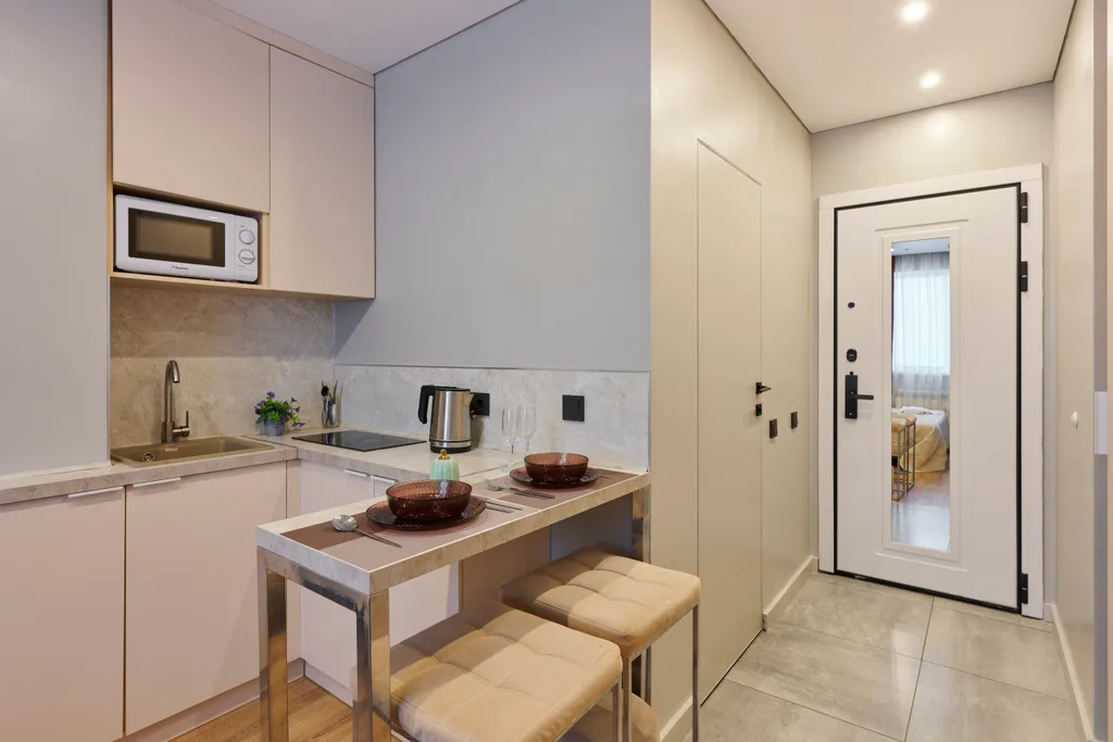 Квартира Квартира Дизайнерская студия у метро — Москва