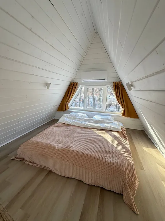 Дом A-Frame с купелью для Вашего уютного отдыха