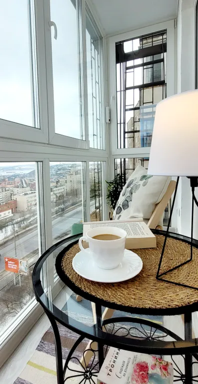 Уютная квартира с панорамным видом на город и Кольский залив — аренда посуточно в Мурманск