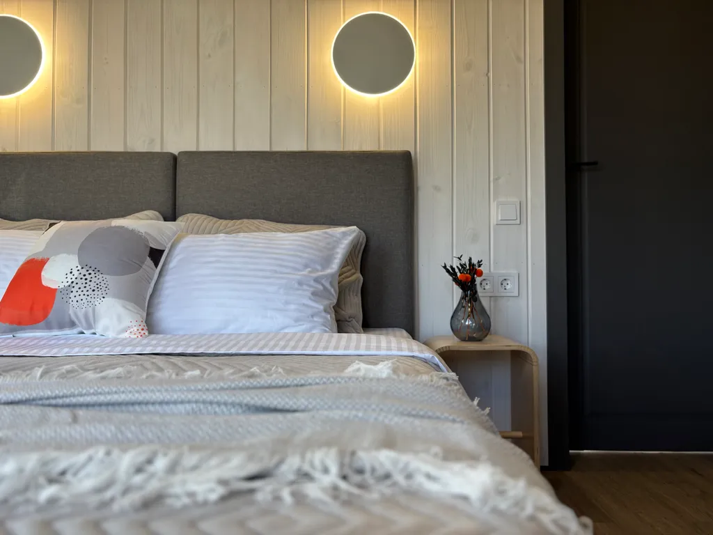 Дом с сауной и купелью в 400 метрах от водохранилища