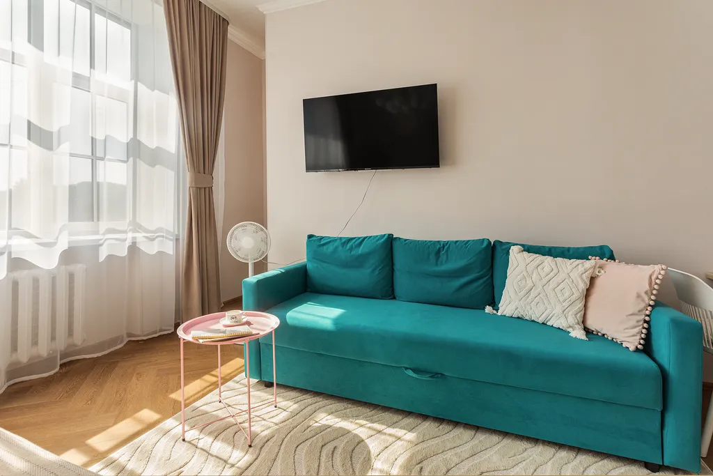 J&N Apartments Четырехместная студия с видом на парк