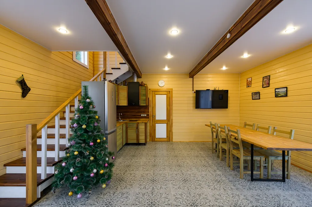 Кофейный коттедж с сауной и банным чаном