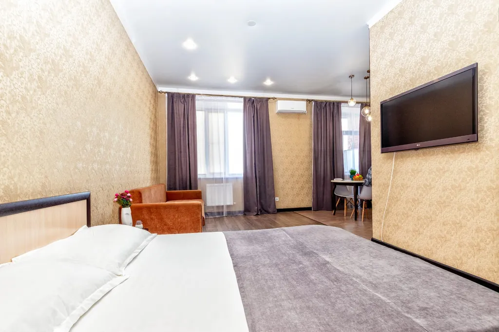 Квартира-студия с современным дизайном