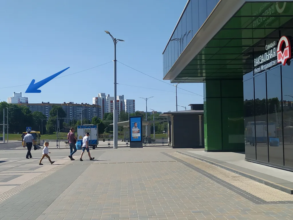 Квартира Большая 2-комнатная с шикарным видом около Вокзала — Минск