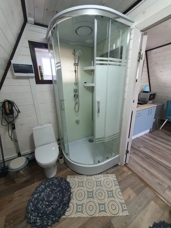 А-фрейм с купелью фурако