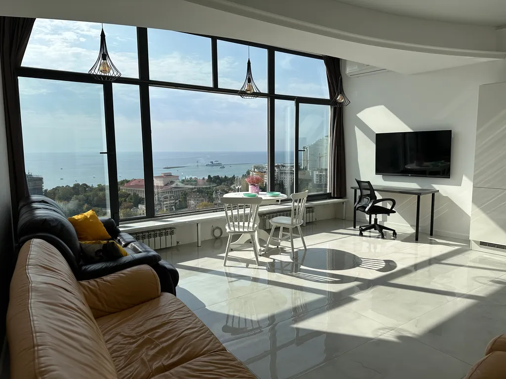 Квартира у моря, где хочется жить вид на море и закаты с 21 этажа