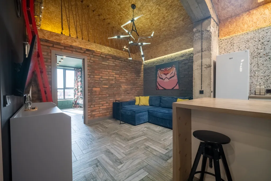 Уютная квартира в центре города с видом на реку