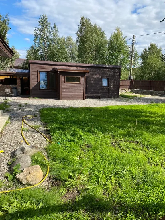 Дом с баней на дровах