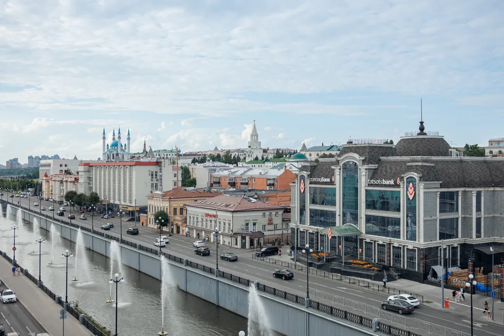 Квартира Видовые апартаменты на троих около Кремля и улицы Баумана — Казань