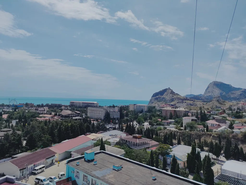 Квартира с красивым видом на море и горы