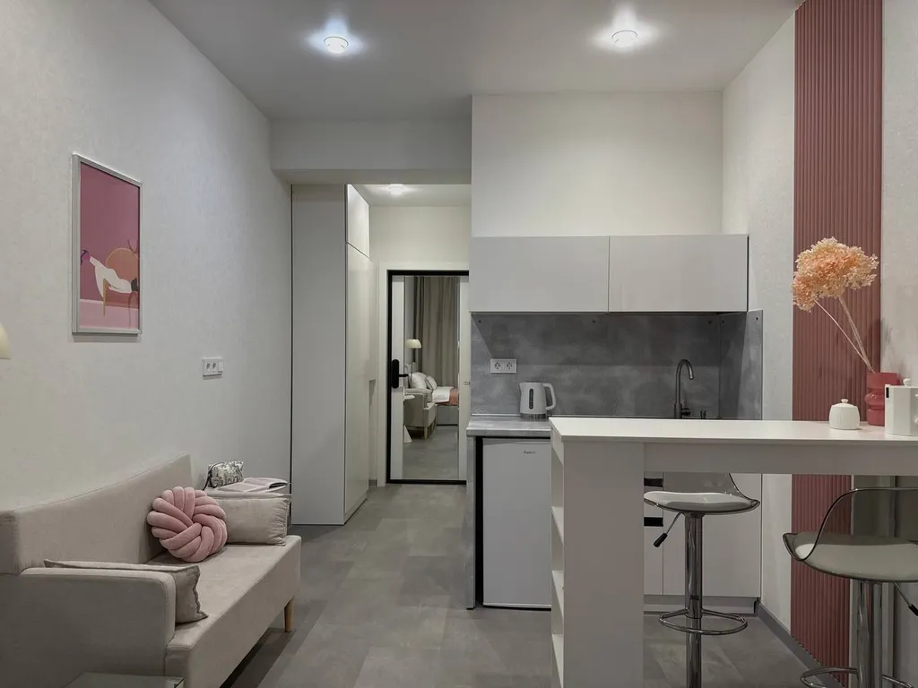 Апартамент в гламурных тонах