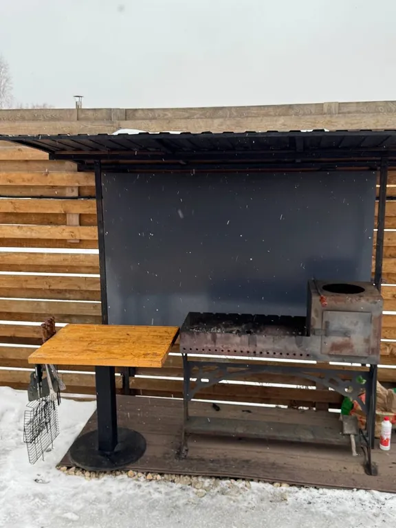 Большой а-фрейм с панорамной сауной и ванной