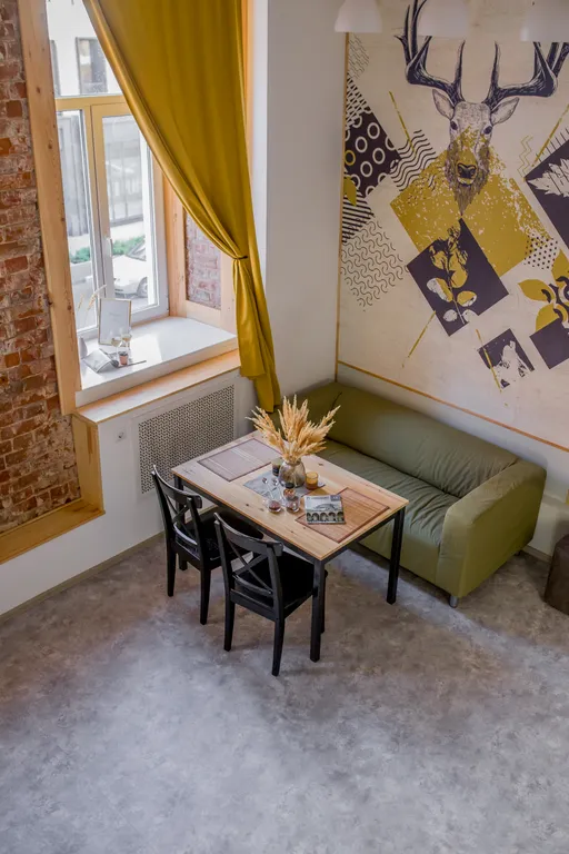 Двухуровневый лофт в самом центре города