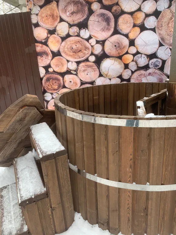 Прекрасный домик в стиле А-фрейм