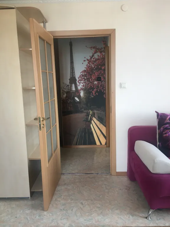 Однокомнатная квартира с видом на город