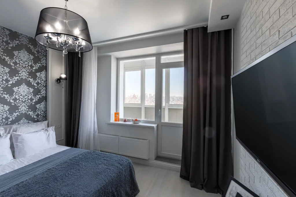 Уютный апартамент в центре с отличным видом на город