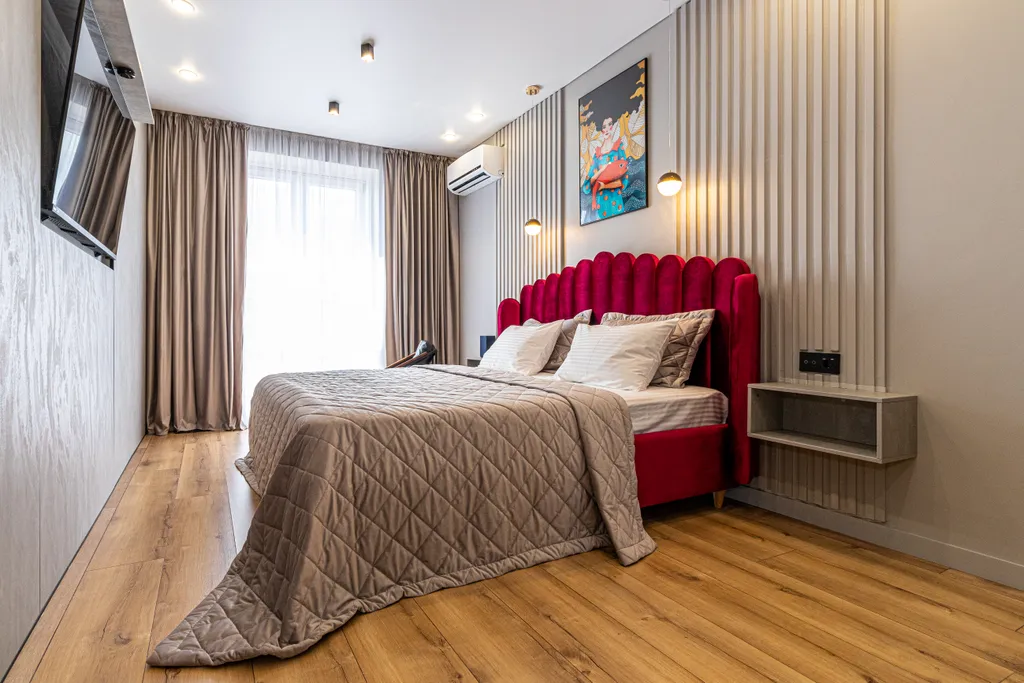 Квартира люкс в центре с панорамным видом кроватью king size и Алисой