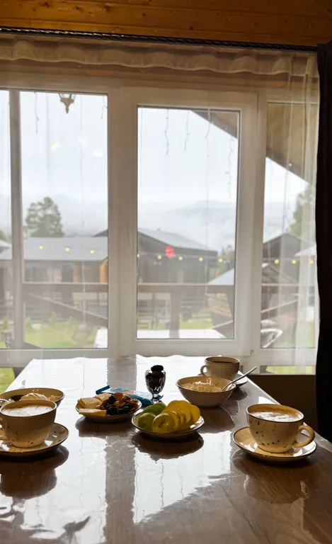 Шале с видом на горы