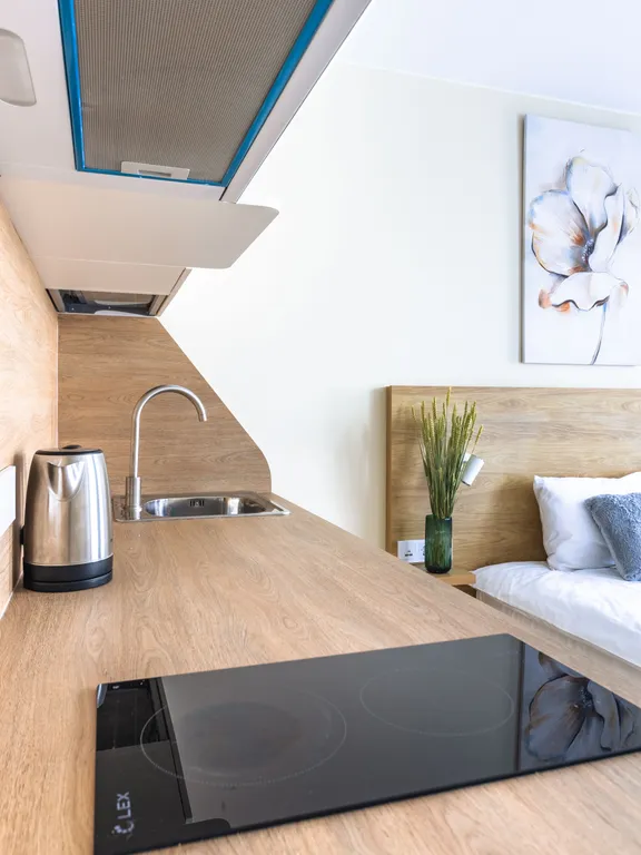 Квартира Квартира Уютная студия на Чёрной речке — Санкт-Петербург