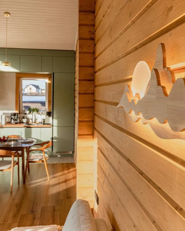 Коттедж Современный стильный дом из Бруса — Семеновское