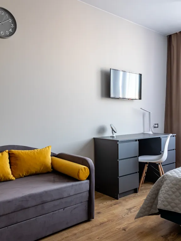 Квартира Квартира Стильная студия у метро Автово со всеми удобствами — Санкт-Петербург