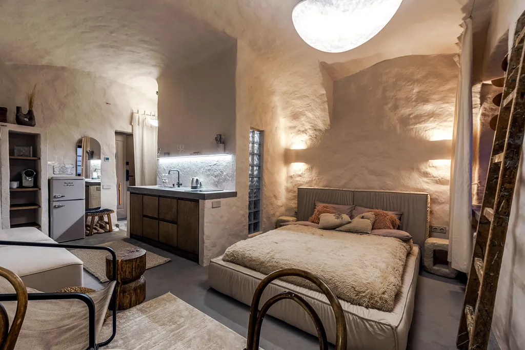 Квартира Квартира Cave Apartment: Уникальное пространство для отдыха и релаксации в стил — Санкт-Петербург
