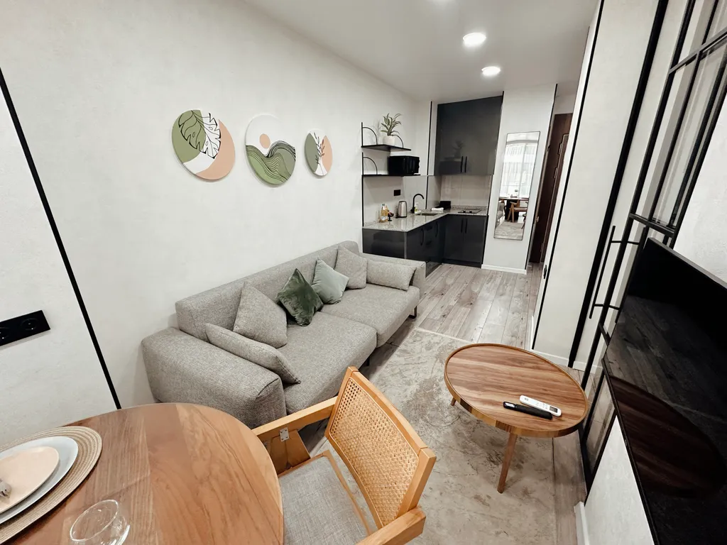 Апартаменты с отдельной спальней на берегу моря