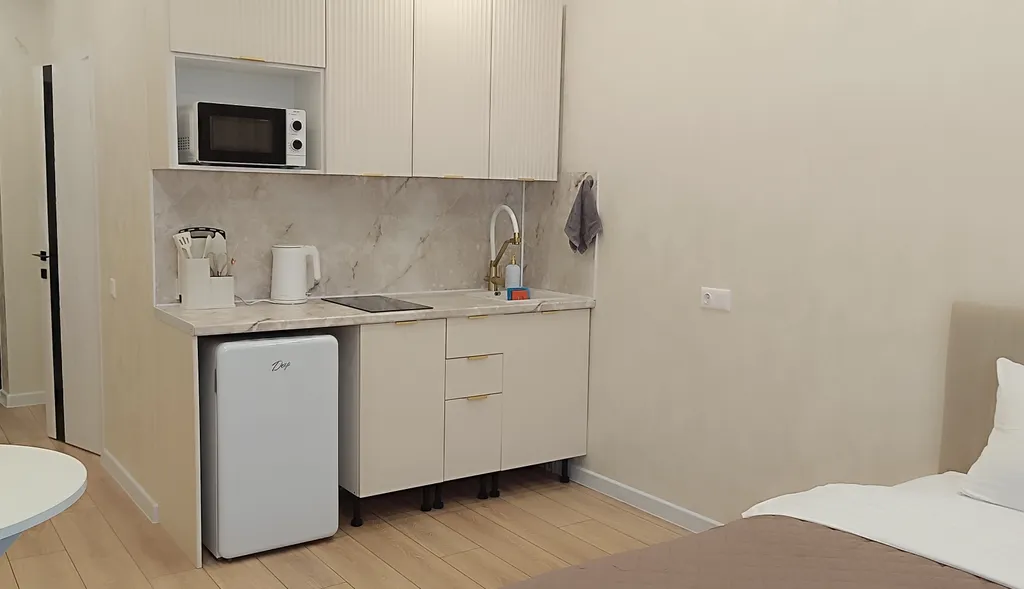 Уютная квартира-студия в новом красивом микрорайоне Губернский