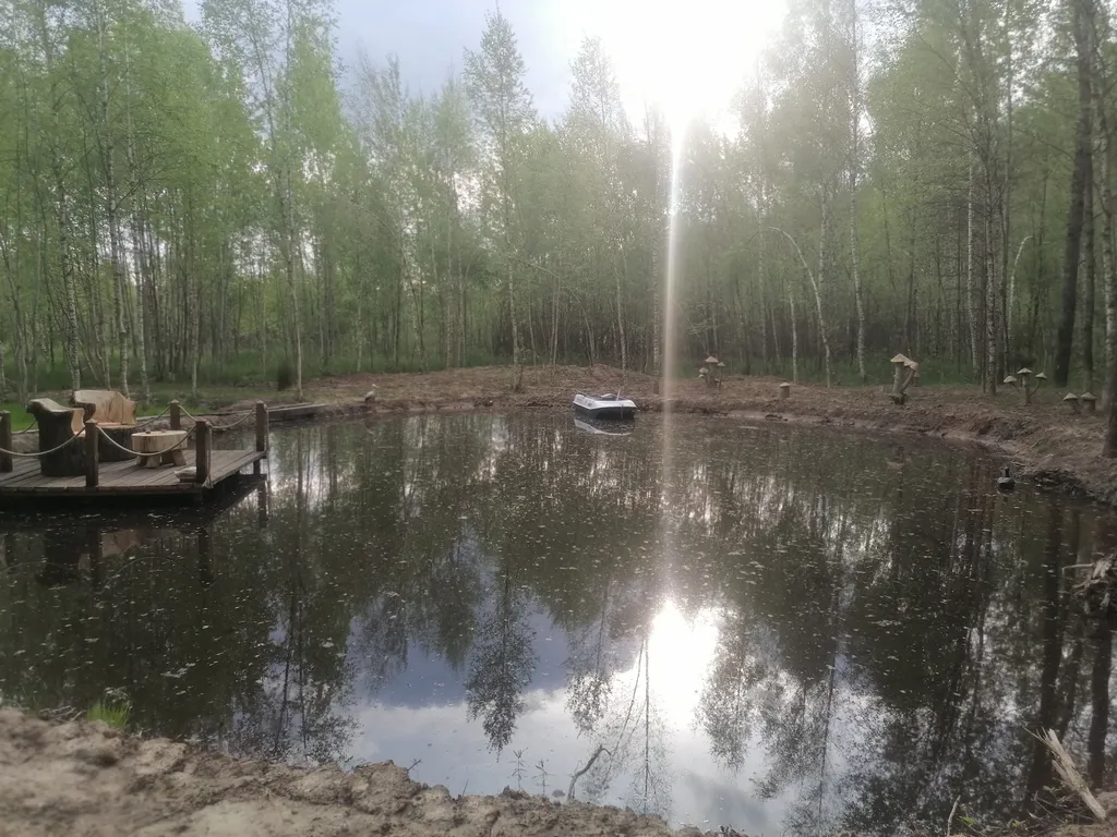 Домик в лесу с баней