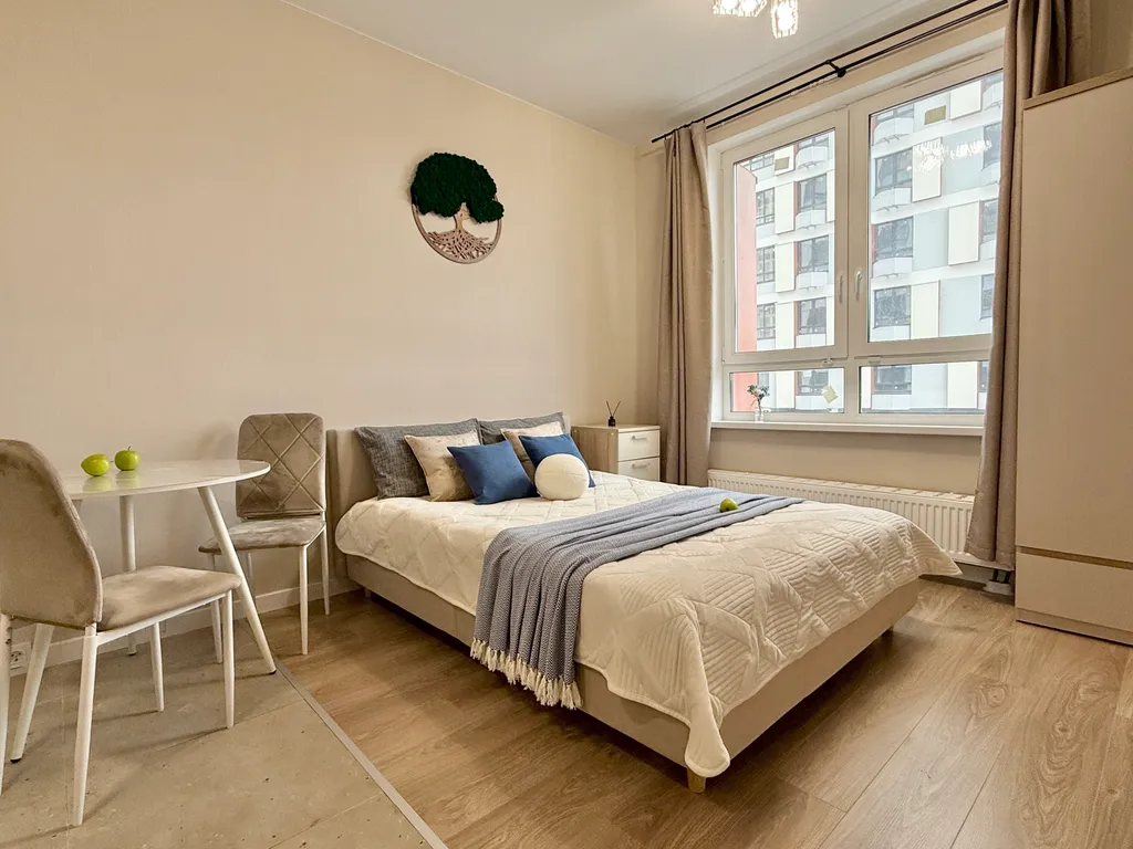 Студия у метро Потапово в новом ЖК, без оплаты за уборку