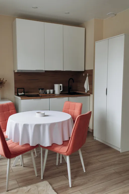 Студия комфорт-класса с камином