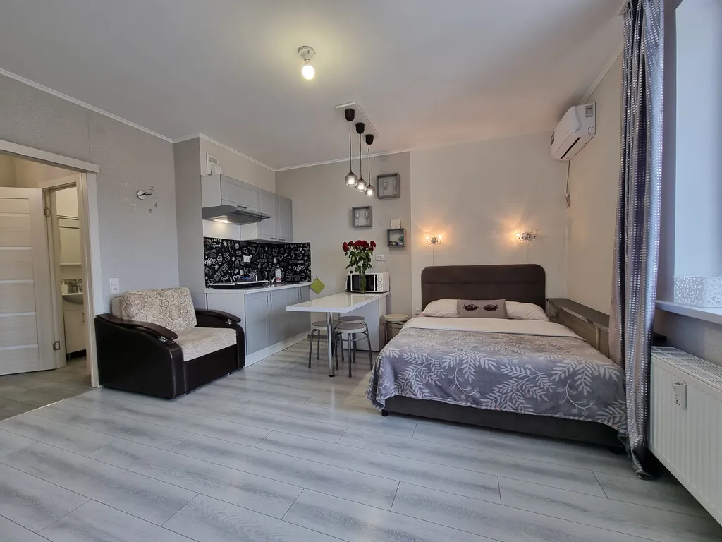 Квартира Студия с кондиционером — аренда посуточно в Мурино