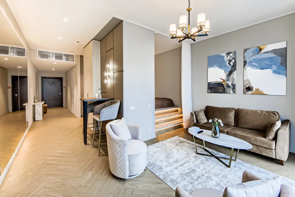 Уютная студия на 75м этаже Москва Сити. Вид на лучшую жизнь