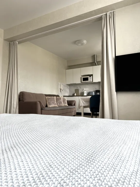 Уютная светлая квартира Аквамарин в новом развитом районе города