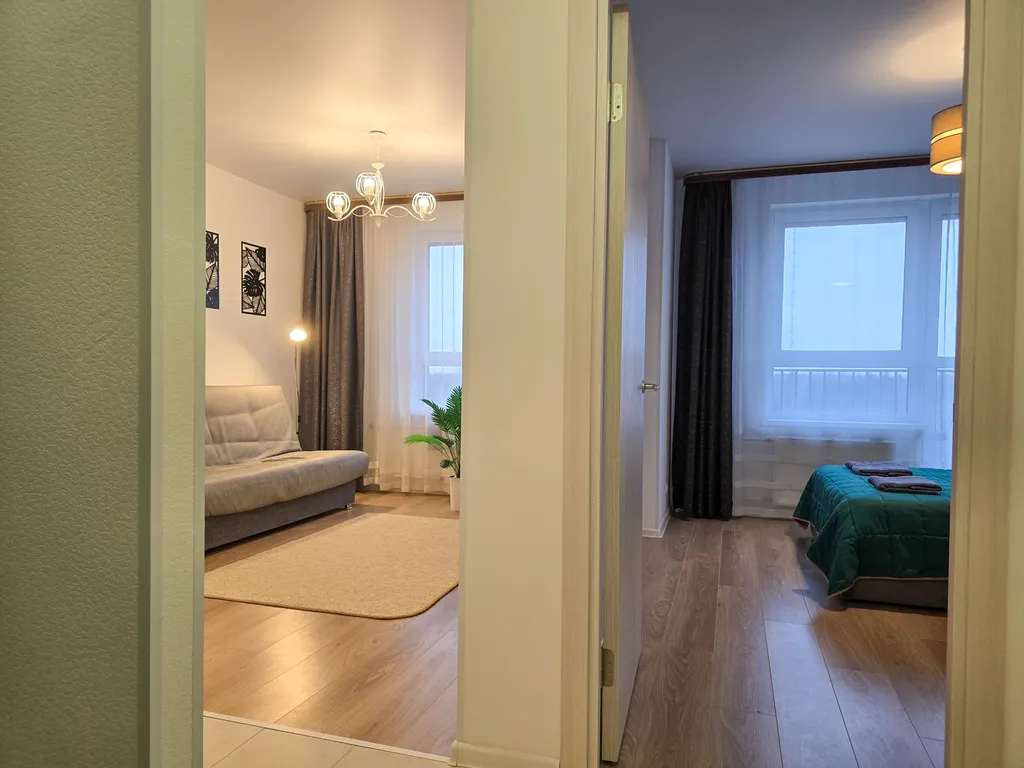 Евродвушка на последнем этаже с двумя спальными местами