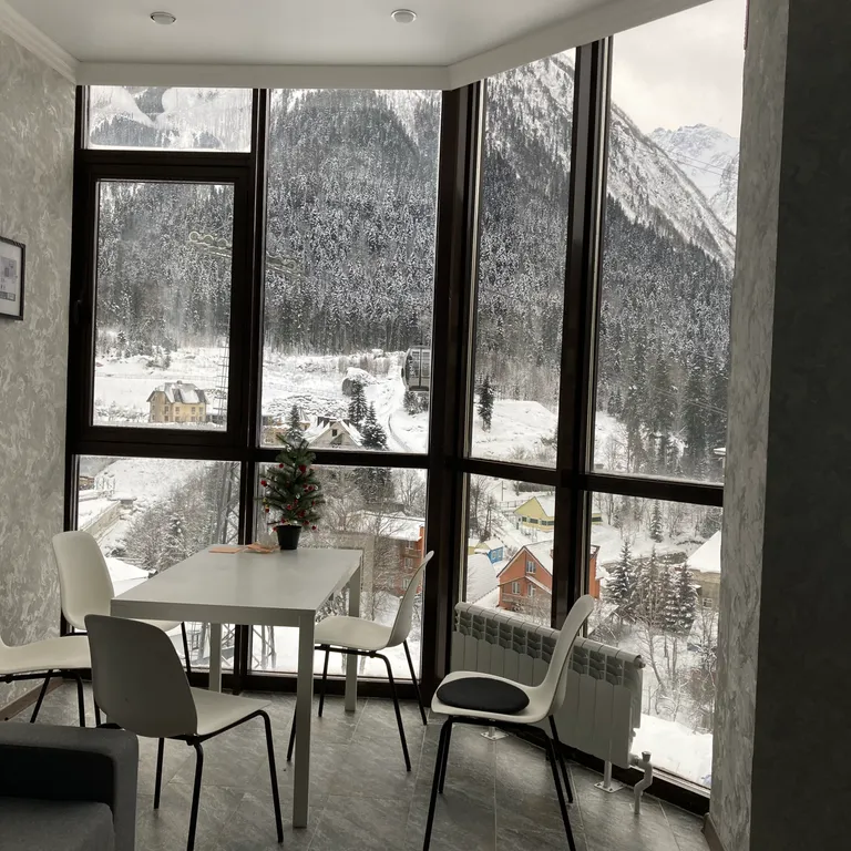 Квартира Евродвушка в центре Домбая в 2 минутах от канатной дороги — аренда посуточно в Домбай