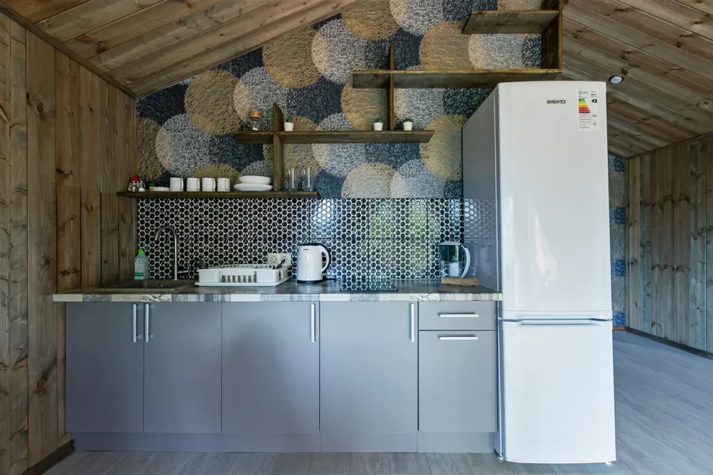 Барнхаус ВЕСНА с камином и баней