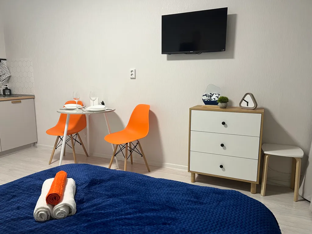 Студия в красивом ЖК на последнем этаже