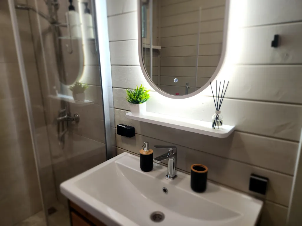 Коттедж Коттедж в Forest House с сауной в лесу — Никулино