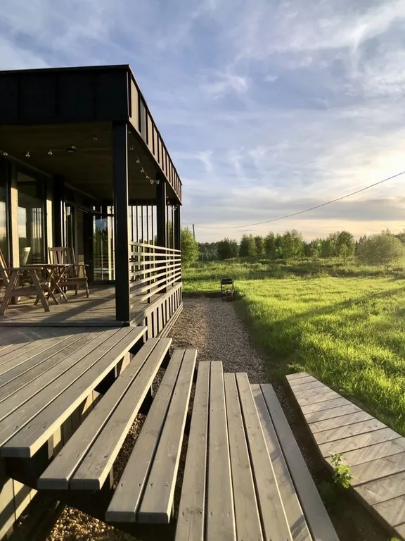 Коттедж Дом с панорамными окнами — Можайск