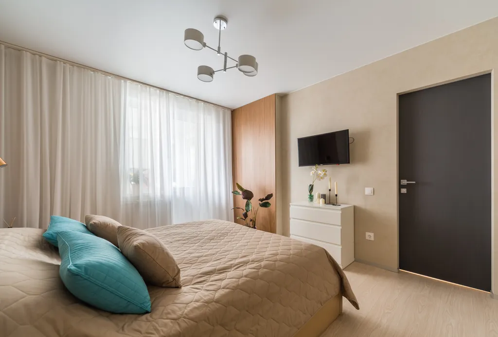 Просторная квартира с двумя спальнями в центре