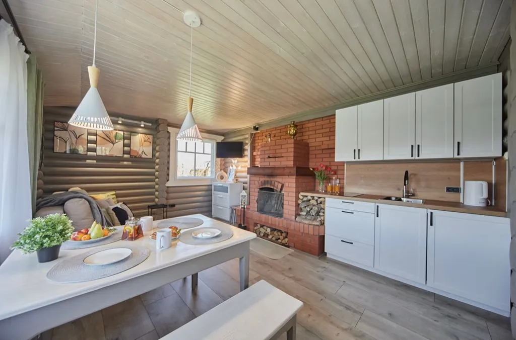 Коттедж Дом с баней на берегу реки Шуя — Верховье