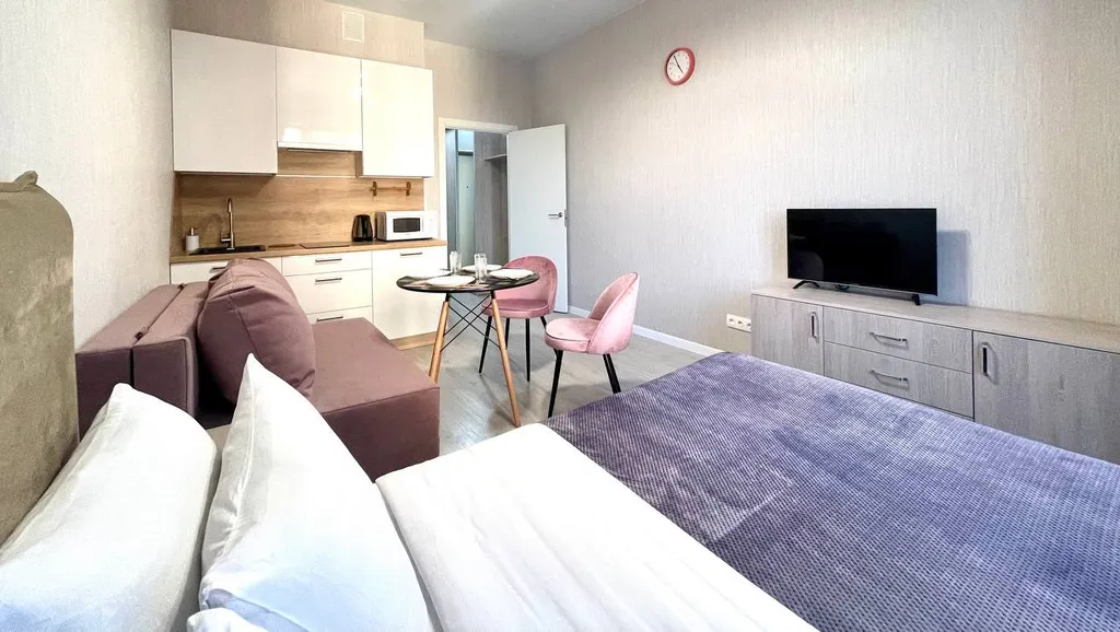 Квартира Квартира Студия в ЖК Салют у метро Звёздная — Санкт-Петербург