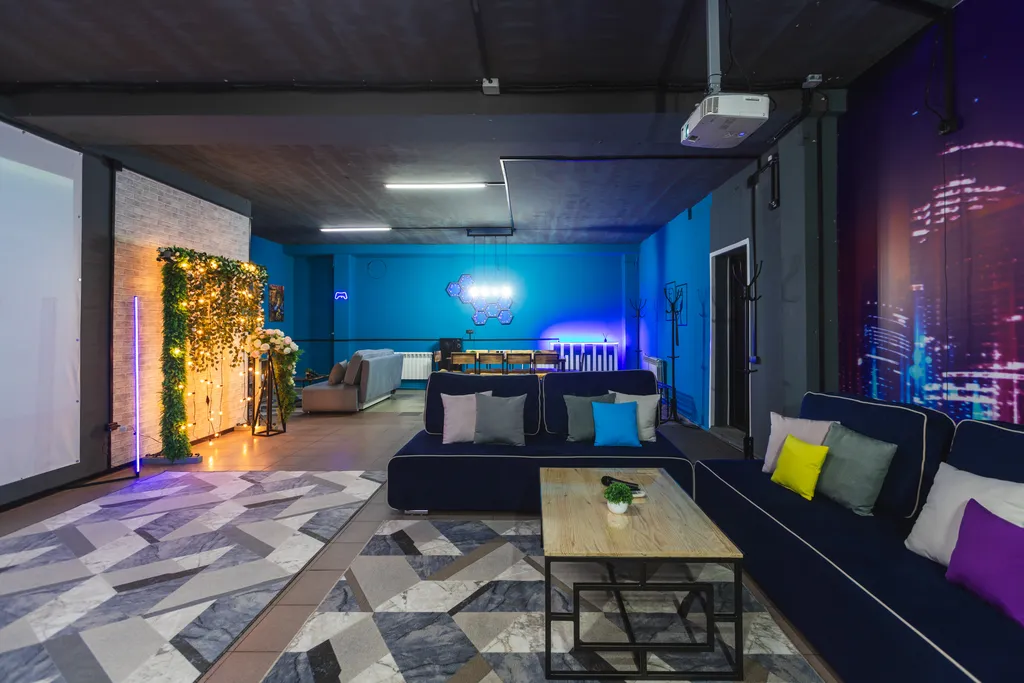 Квартира в стиле Лофт с караоке для дня рождения