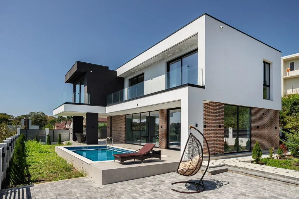 Вилла с бассейном и баней