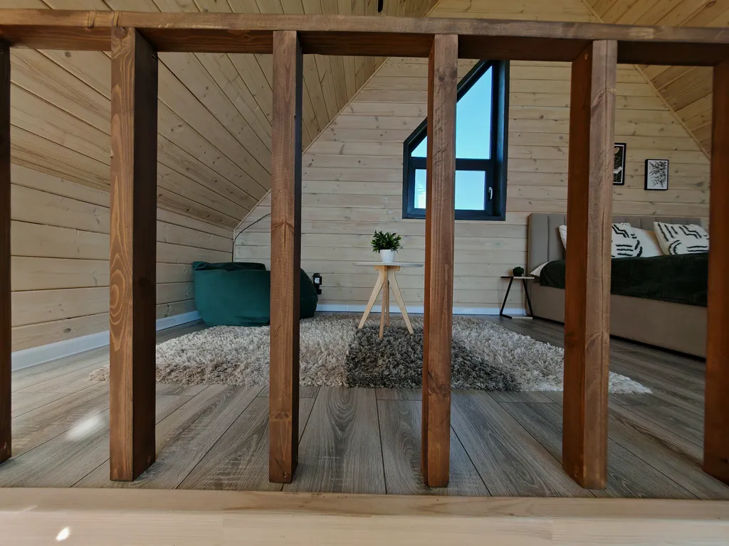 С дровяной сауной и видом на лес и закаты