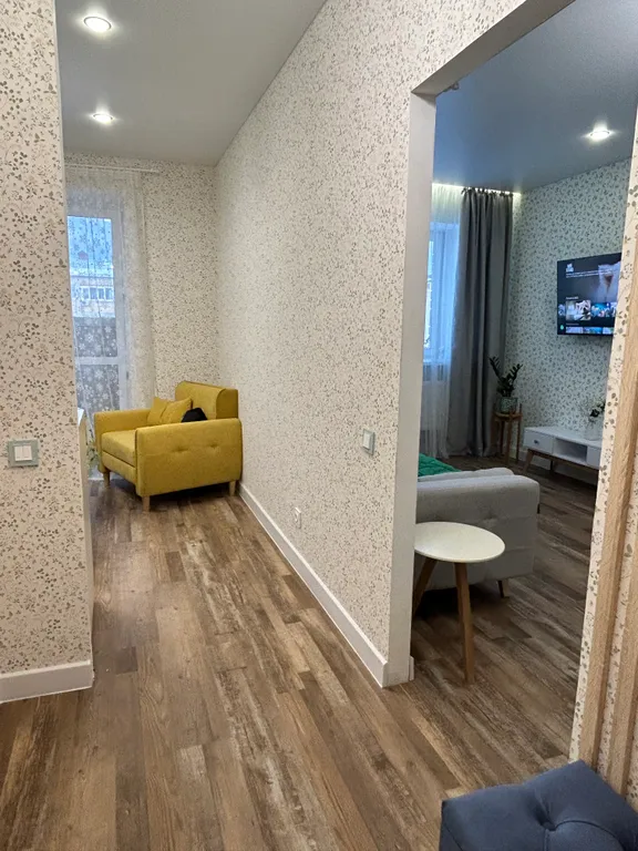 Уютная однокомнатная квартира в новом доме в стиле прованс