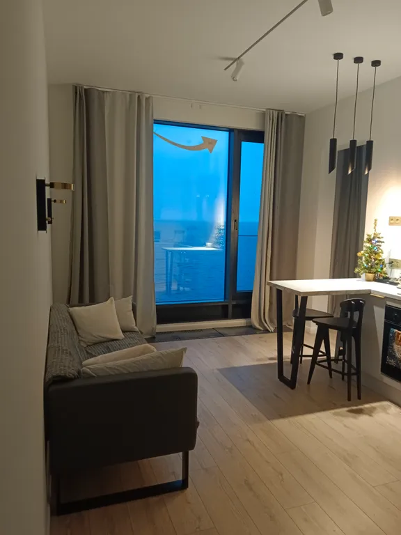 Квартира Квартира Евро-студия с видом на Финский залив — Санкт-Петербург