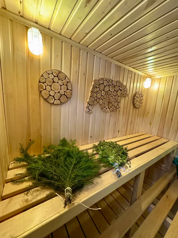 Уютный загородный дом с баней